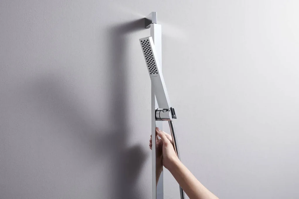 Hansgrohe Pulsify E, tyčová ručná sprcha 100 1jet EcoSmart+, chrómová, HAN-24321000