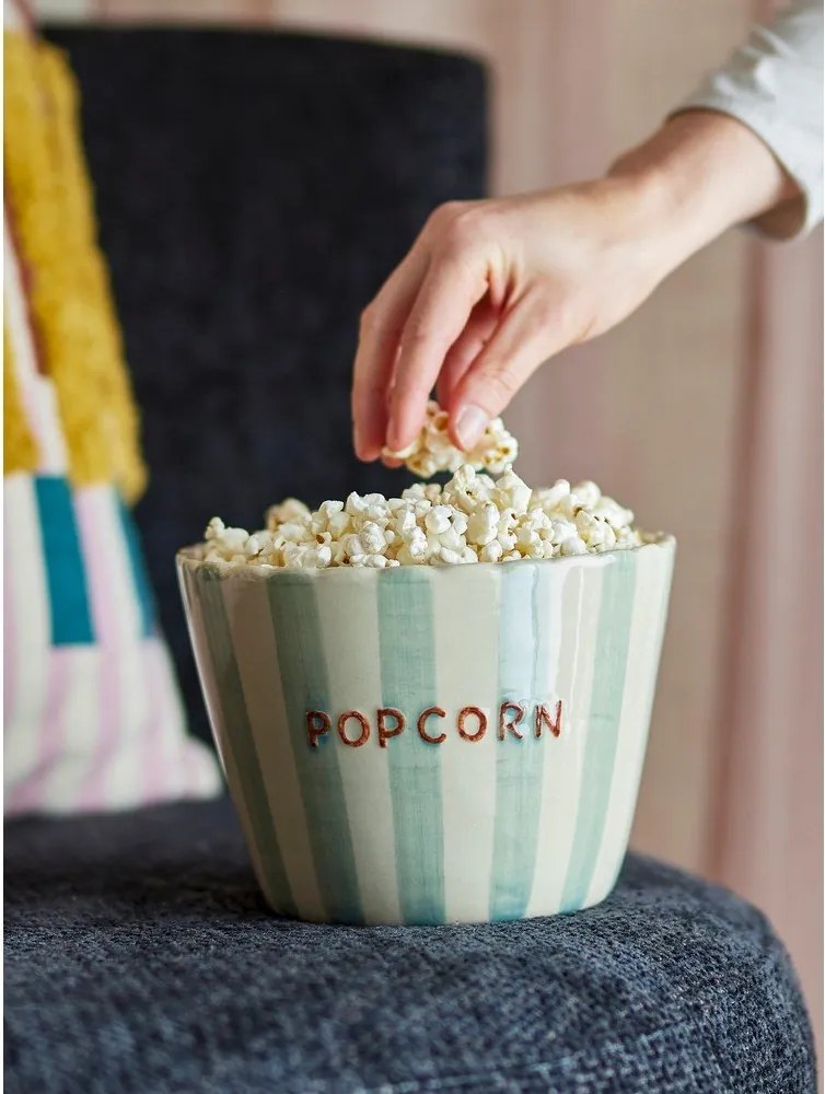 Svetlozelená/krémová keramická servírovacia miska 1,9 l Chip – Bloomingville