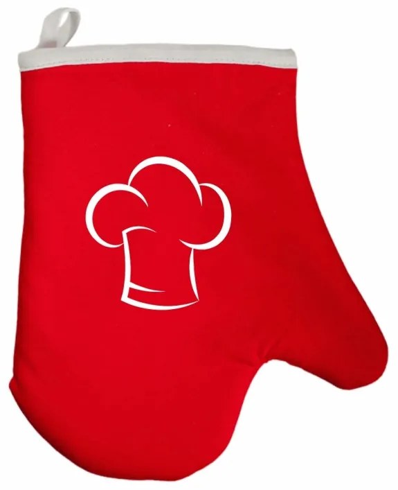 Kuchynská rukavica Chef EMI, červená