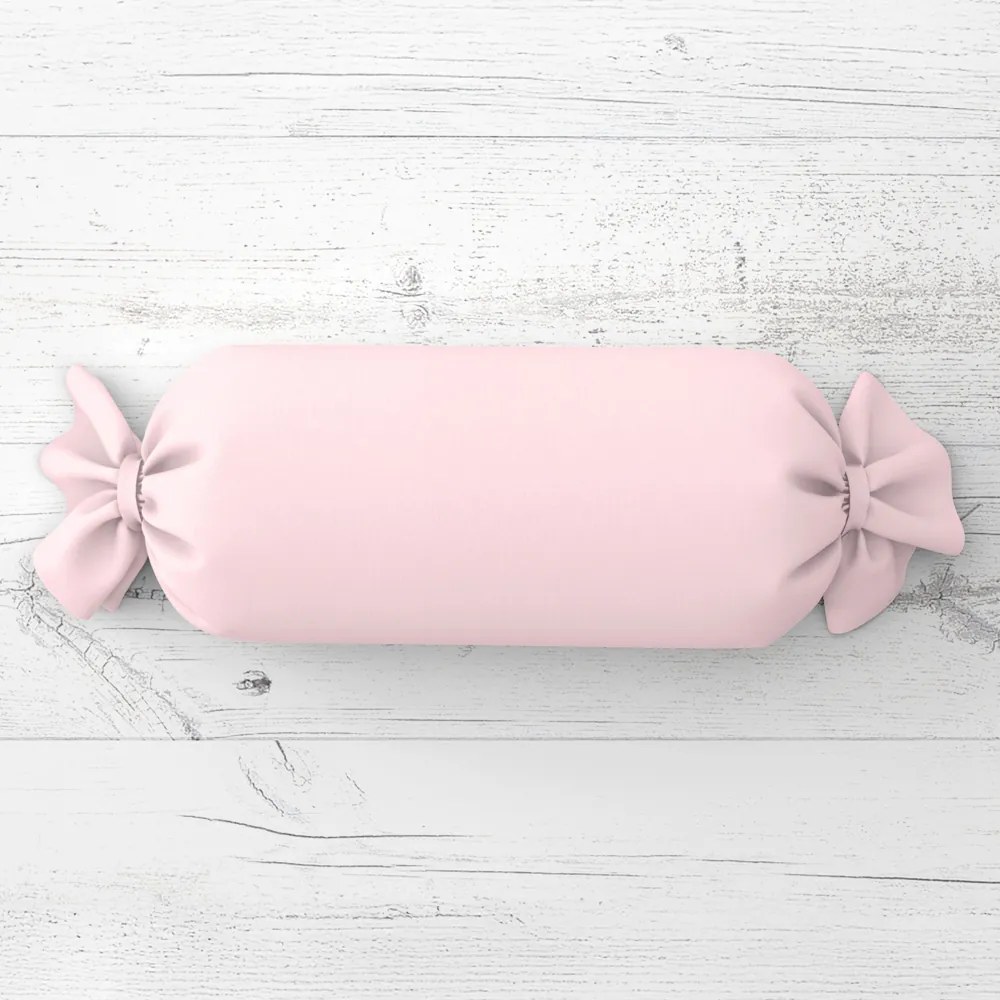Biante Vankúš valec bonbon Rongo RG-062 Cukrovo ružový 15x80 cm