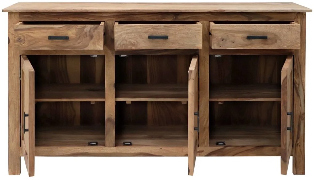 furniture-nabytek.cz - Kuchynská komoda z masívneho dreva palisander 160x45x90