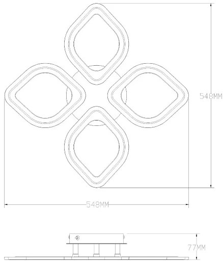 Zuma Line MS236040R-WH-LED Stm. svietidlo ILLUMIA LED/30W/230V 3000-6000K biela+DO