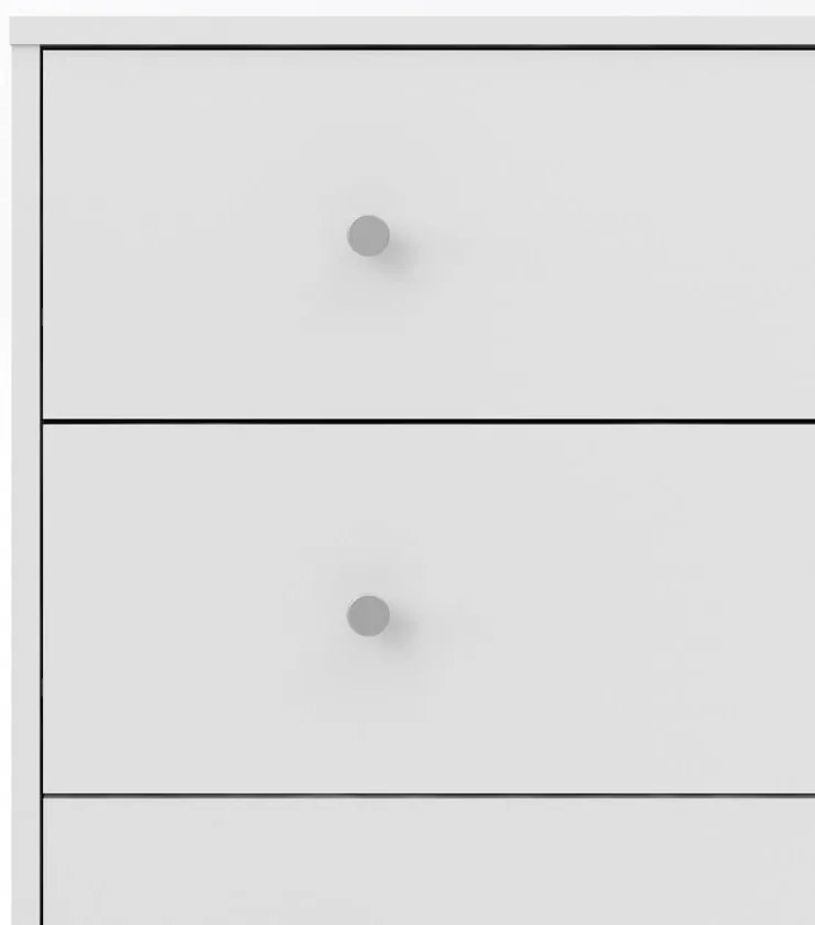 Biela komoda 72x108x30 cm May – Tvilum