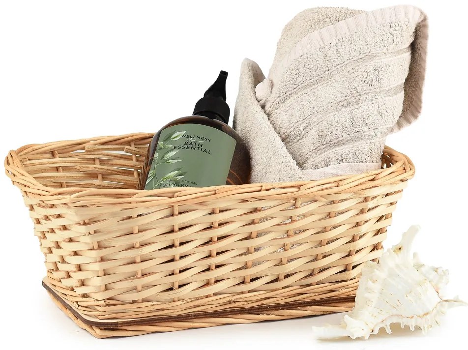 Darčekový kôš prútený oválny Orom IV.š. 32/25 x hl. 22/16 x v. 13(cm)