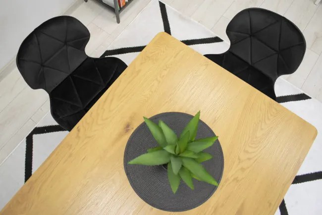 Set štyroch jedálenských stoličiek NEST čierne (4ks)