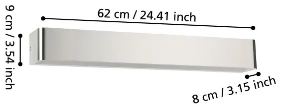 Eglo 99692 - LED Kúpeľňové nástenné svietidlo SANIA LED/26,5W/230V IP44