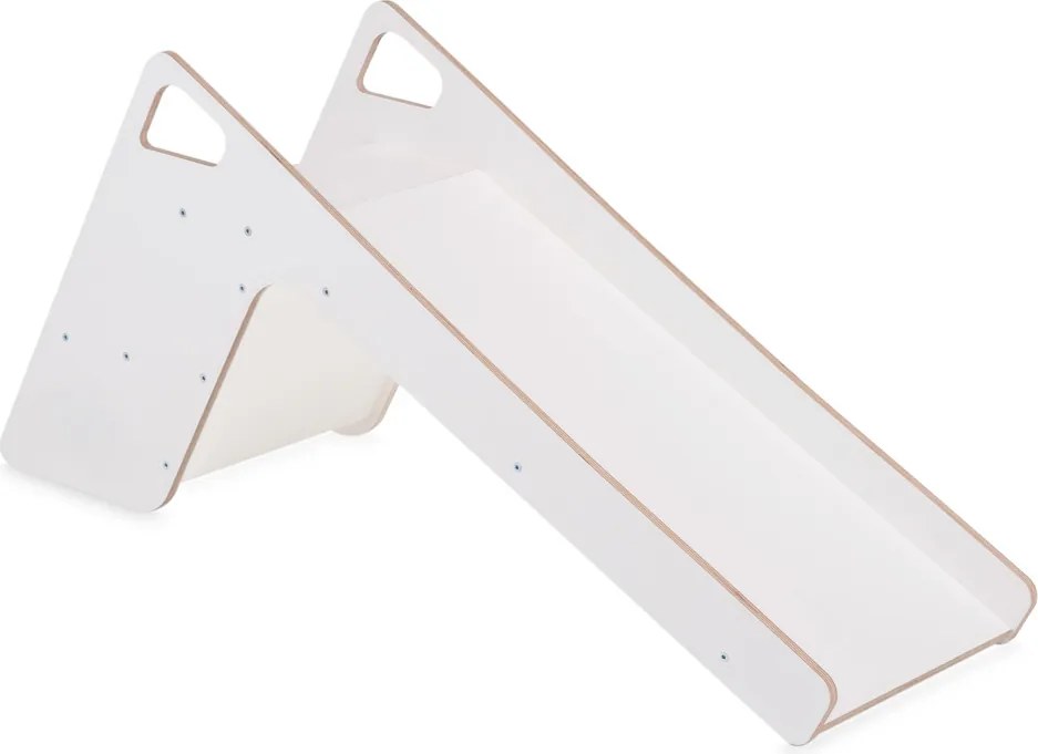 Drevená šmýkačka Baby biela