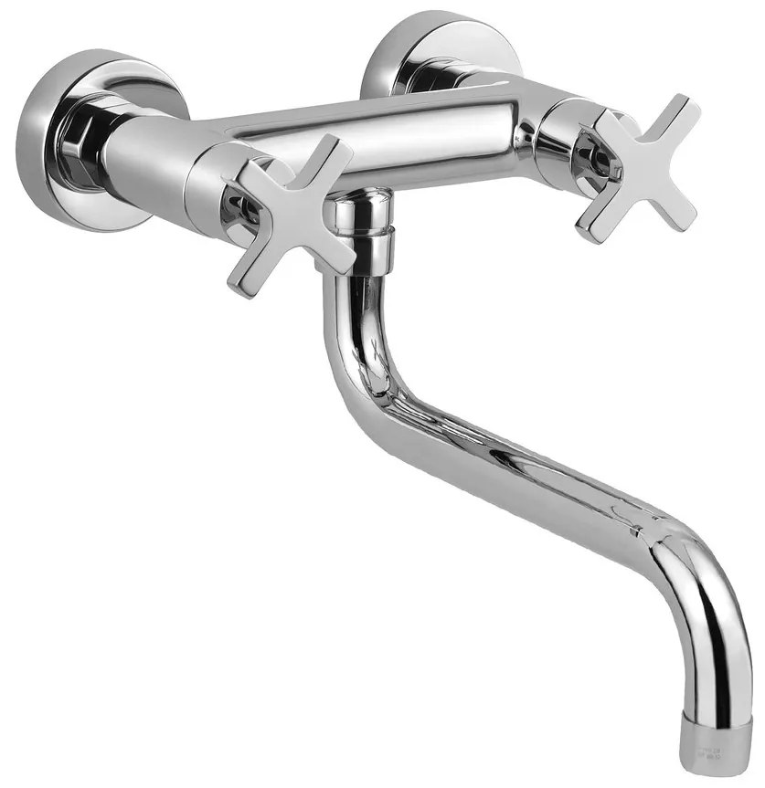 Sapho Sapho, TRAX nástenná batéria, chróm, 606