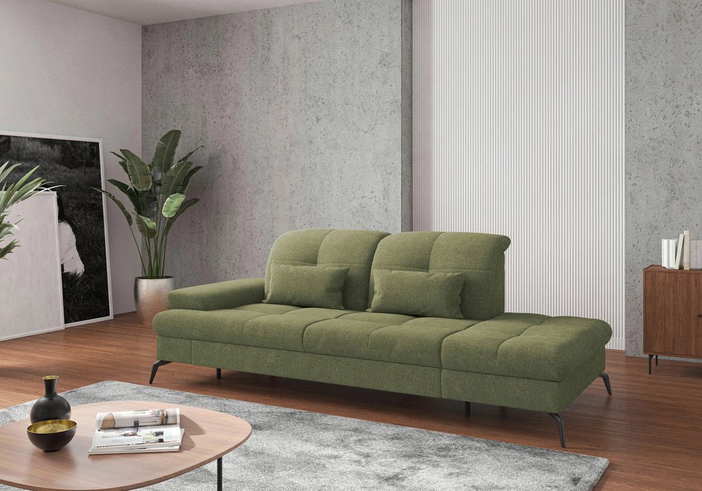 XXXLutz LEŇOŠKA, textil, svetlozelená Sit & More - Online Only obývacie izby - 000144009977