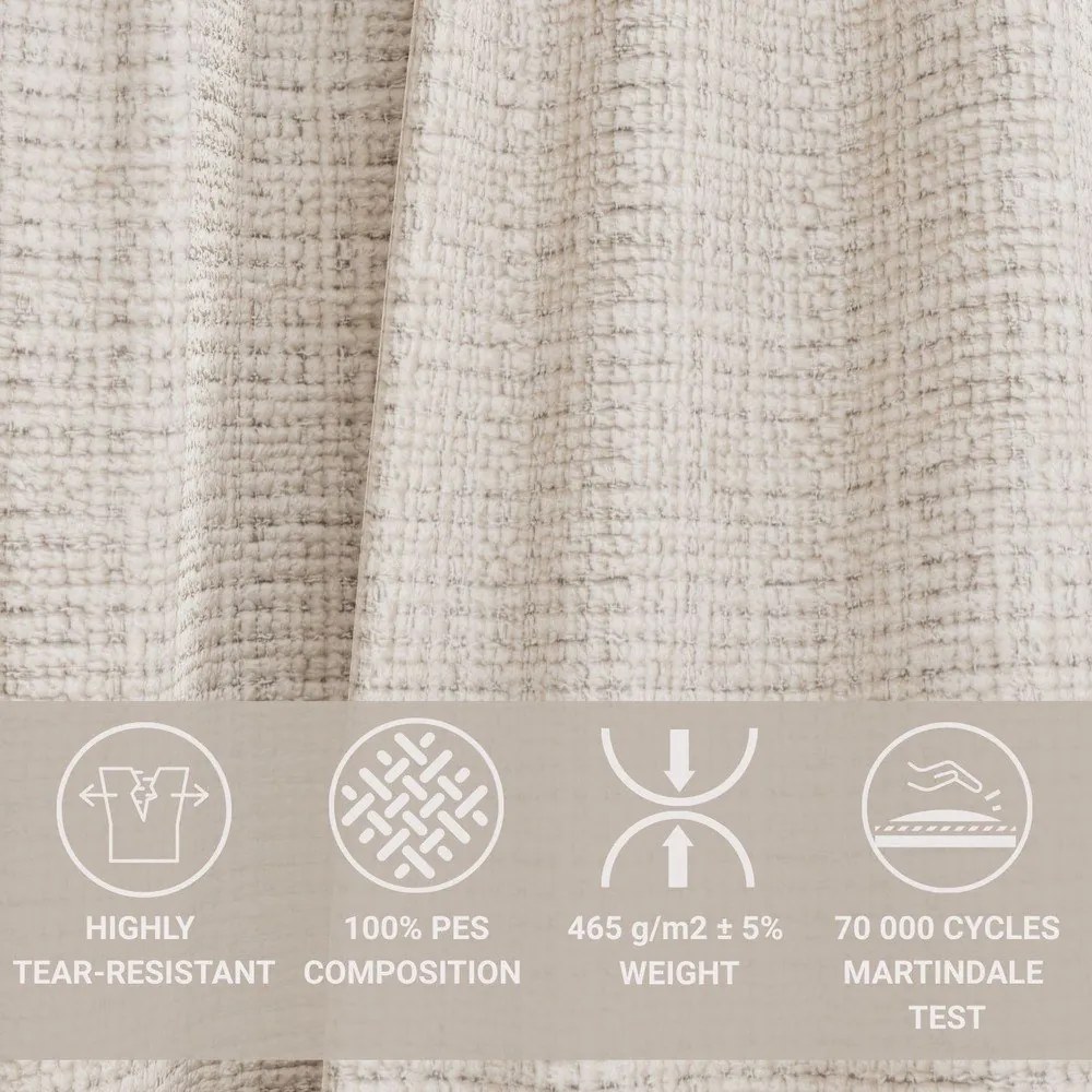 Krémovobiela ženilková rozkladacia/s úložným priestorom rohová pohovka (ľavý roh/s leňoškou) Maze – Maison de Rêve