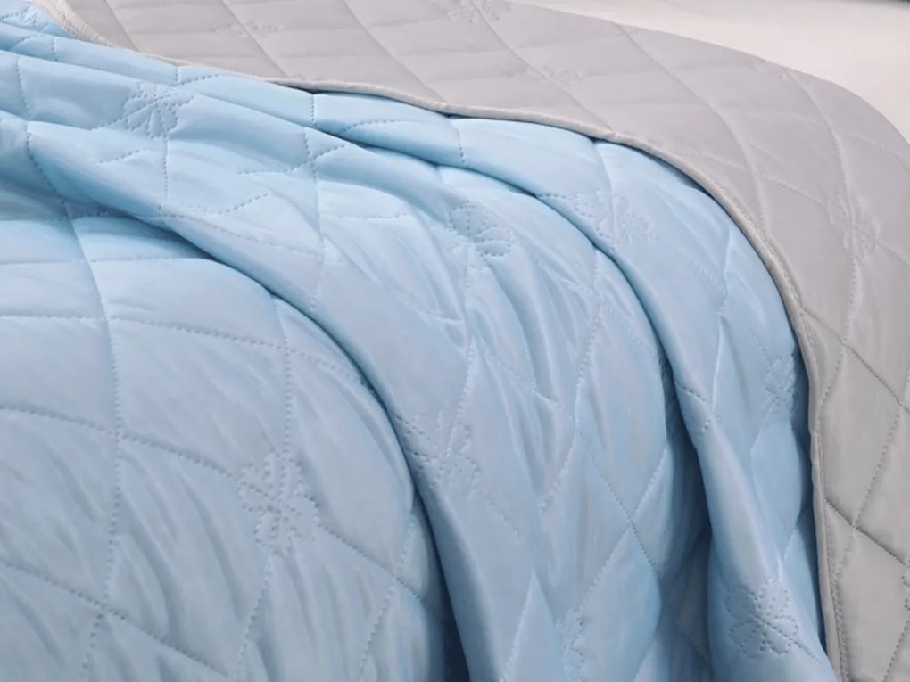 Chladiaca letná prikrývka ELARIA, modrá Rozmer: 200 x 220 cm