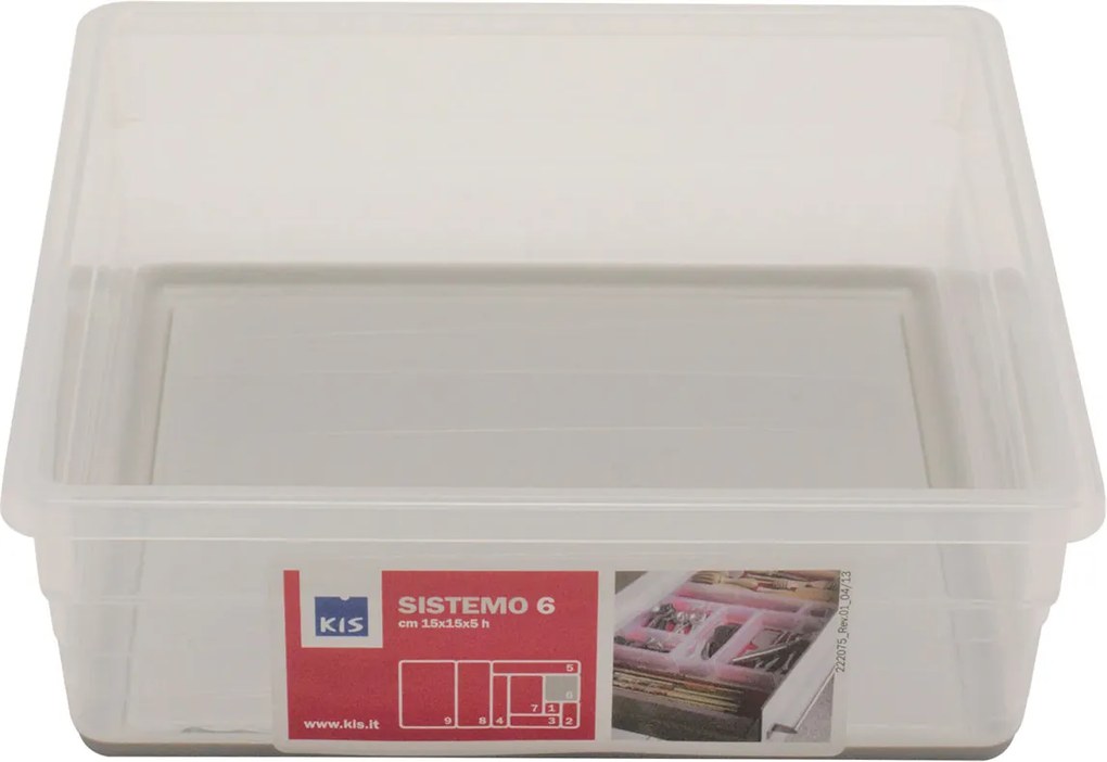 Curver Sistemo 060756WHTRGLR Box 6