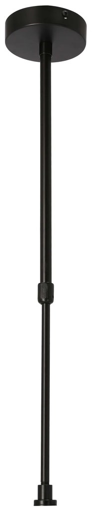 Candellux Čierno-zlatý závesný luster Less pre žiarovku 4x E14 34-72689