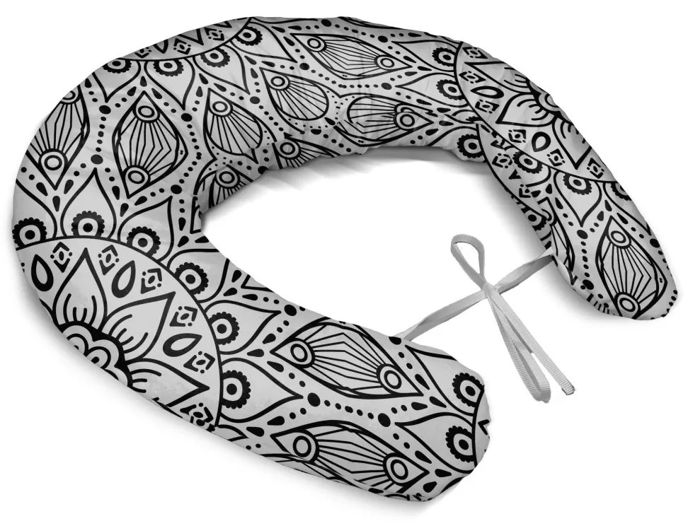 Sablio Tehotenský vankúš Biele mehendi