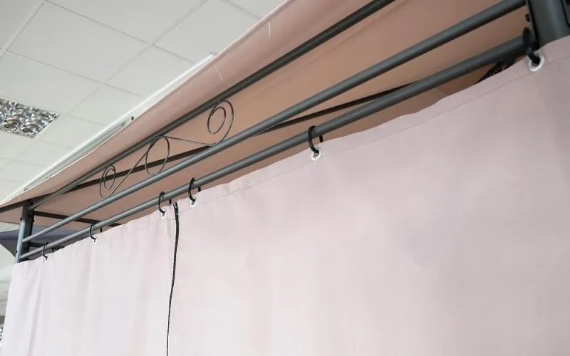 Stabilný záhradný pavilón 3 x 4 m sivá