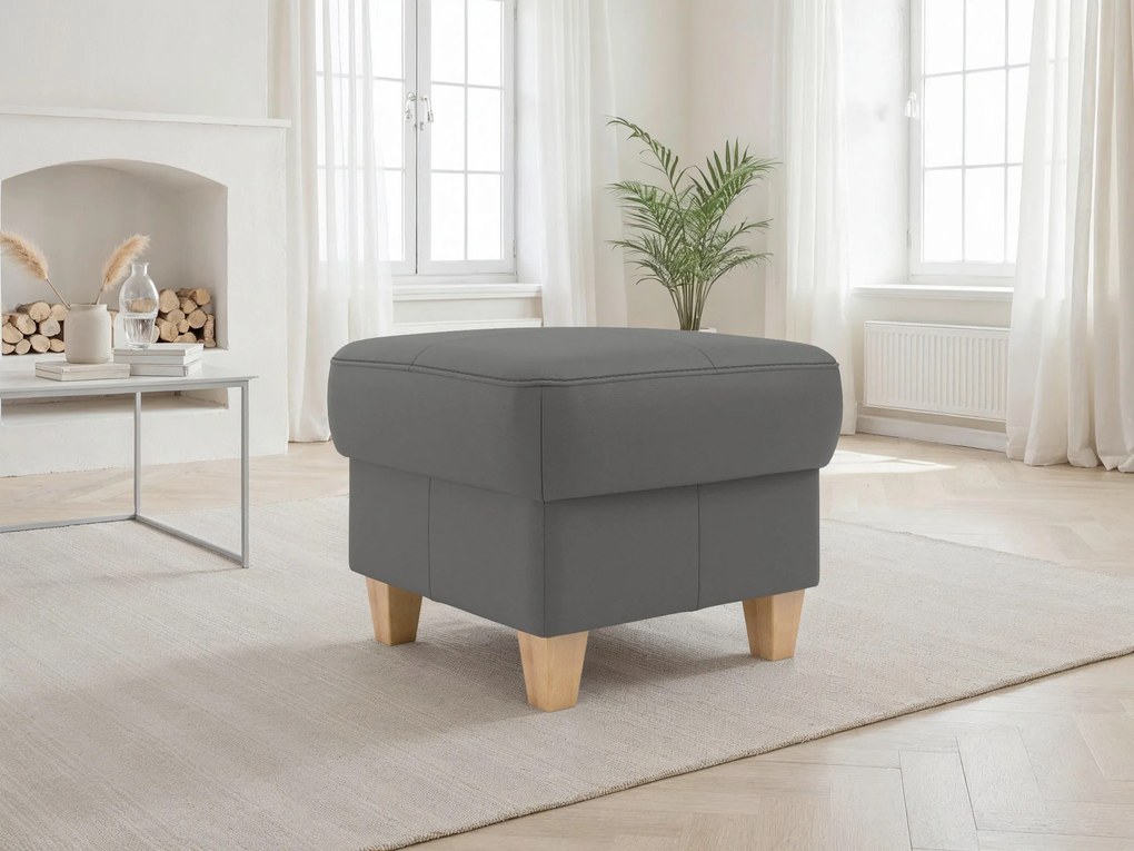 XXXLutz TABURETKA, koža, 58/48/58 cm Sit & More - Kreslá - 0001440332J8
