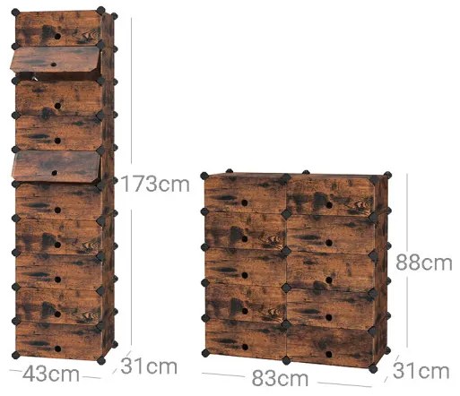 Set Botníkových boxov LPC010A01 (10 ks)
