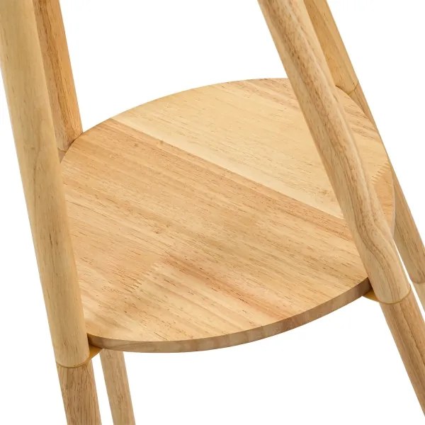 Brilagi - Stojaca lampa NORDIC WAVE 1xE27/15W/230V drevo/ľan