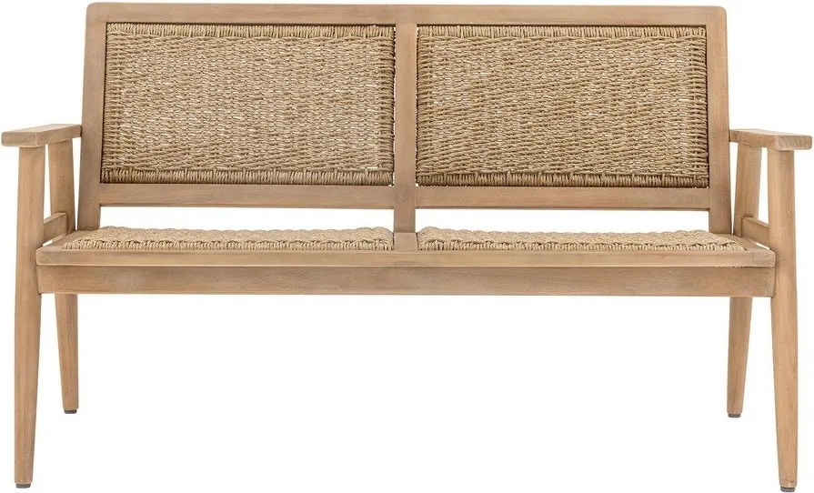 Záhradná pohovka z masívneho dreva v prírodnej farbe Sorrento – Bloomingville