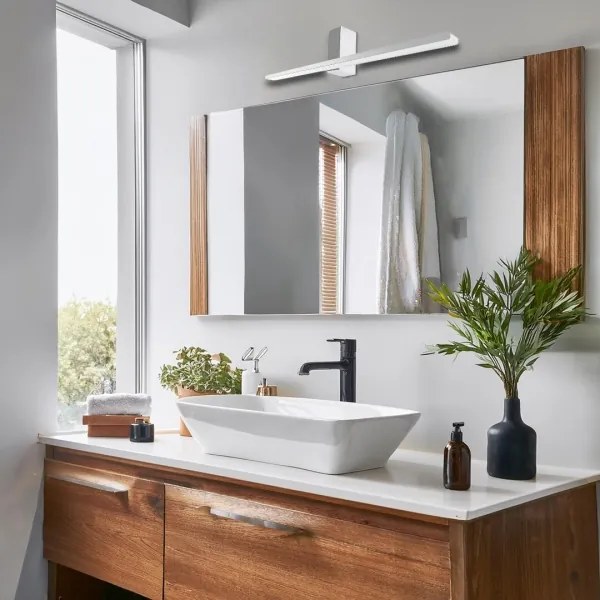 LED Kúpeľňové osvetlenie zrkadla ARTEMIS LED/13,8W/230V 4000K 60cm IP44 strieborná