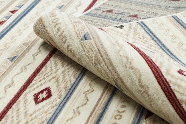 Koberec KILIM 7948/52933 Romby béžový / sivý