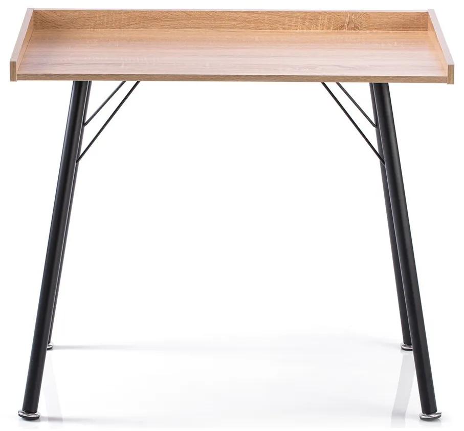 HOMEDE Písací stôl Fey dub, velikost 90x50x75-79