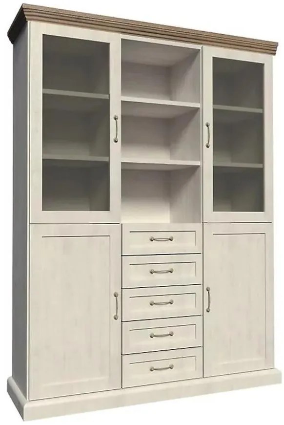 Regál Royal W2D severská borovica/divoký dub