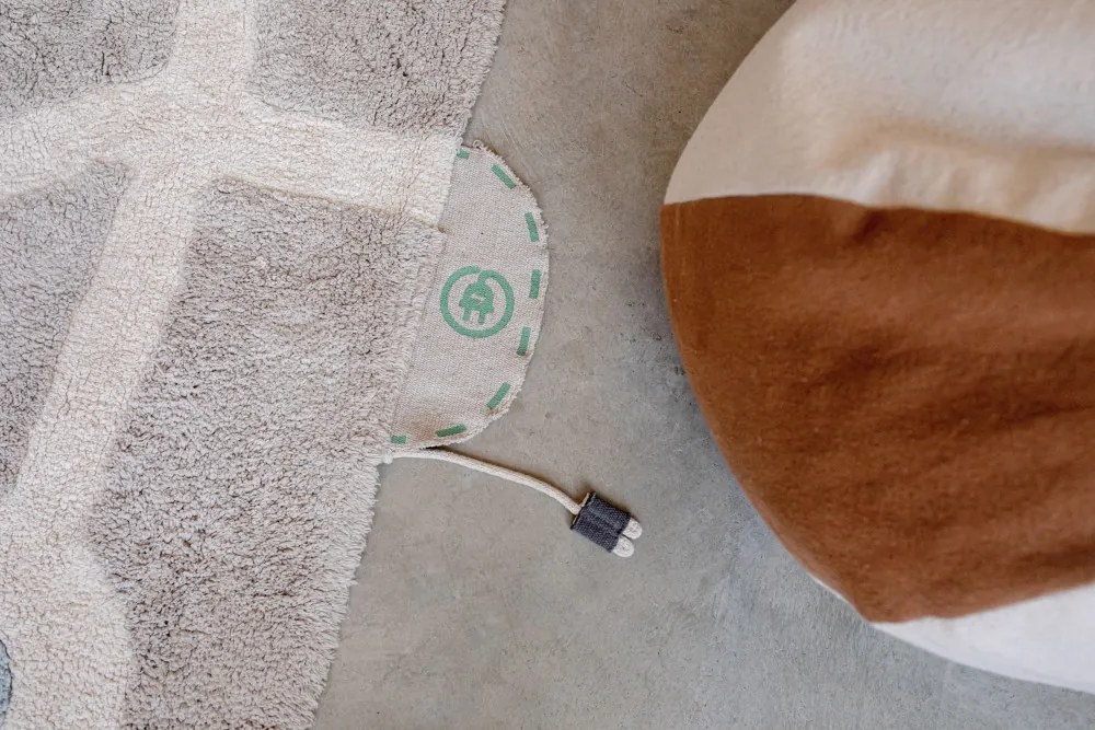 Lorena Canals, Kusový koberec Eco City, 120x170, béžová, detská izba