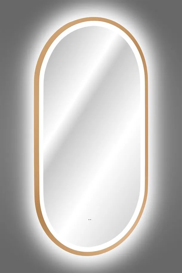 LED zrkadlo APOLLO 2 90x50 cm