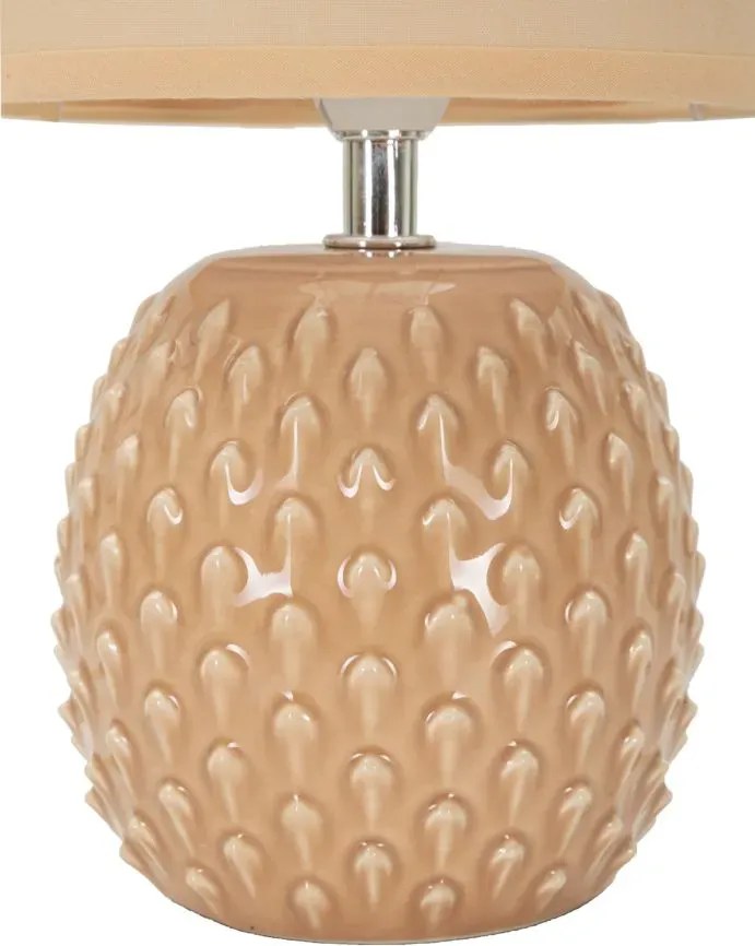 Stolná lampa Pontus 27 cm broskyňová