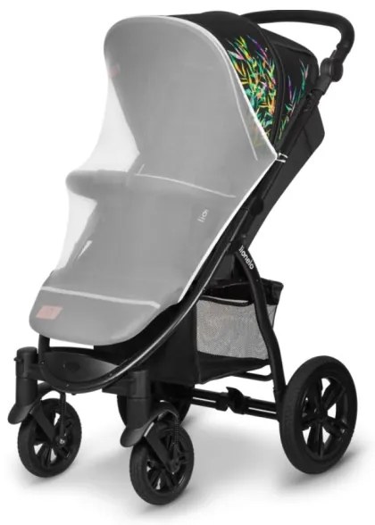 Lionelo - Športový kočík ANNET TOUR čierna/zelená