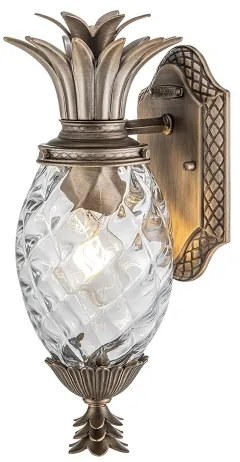 Hinkley HK-PLANTATION-S-BU - Vonk. svietidlo PLANTATION 1xE27/40W/230V IP44 bronz