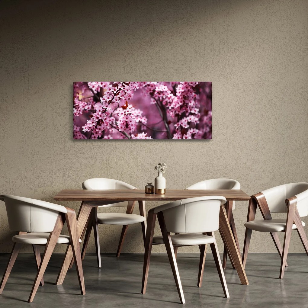 Obraz - Ružová sakura (120x50 cm)