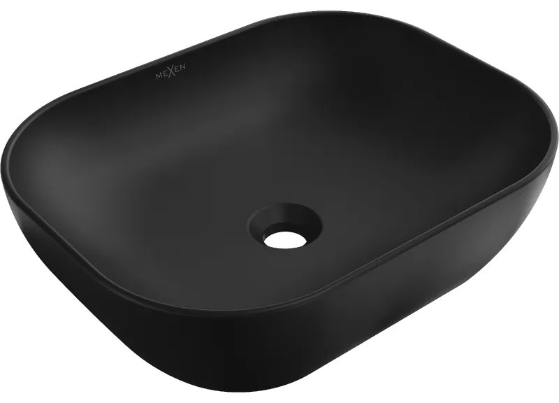 Mexen ROSA umývadlo, 50x40 cm, čierna, 21095085