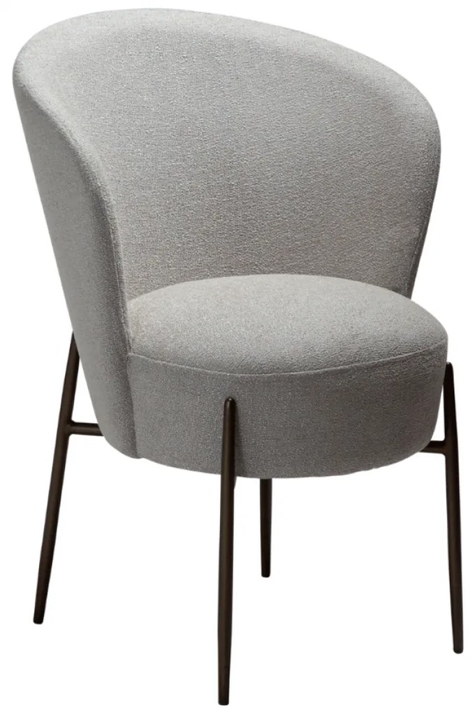 ORBIT ČALÚNENÁ STOLIČKA cashmere bouclé/black