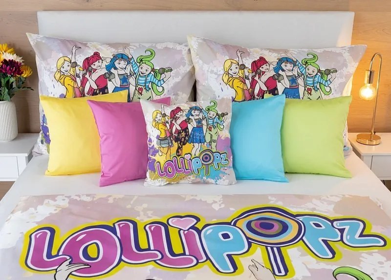 Matějovský Posteľné obliečky Lollipopz 140x200/70x90 cm