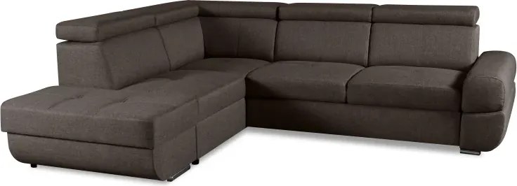 Sedacia súprava Logan, ľavá, hnedá (malmo 26)