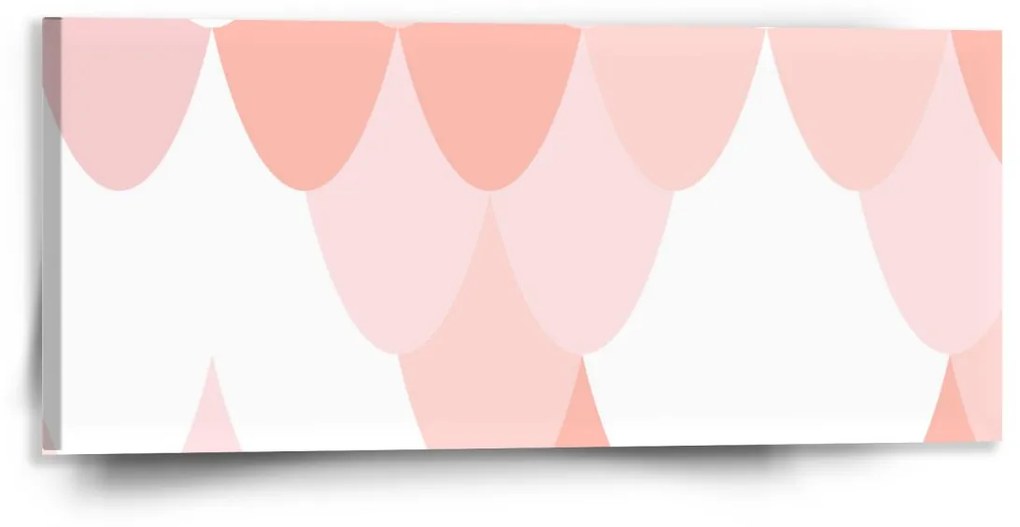 Sablio Obraz Ružové oblúčiky - 110x50 cm