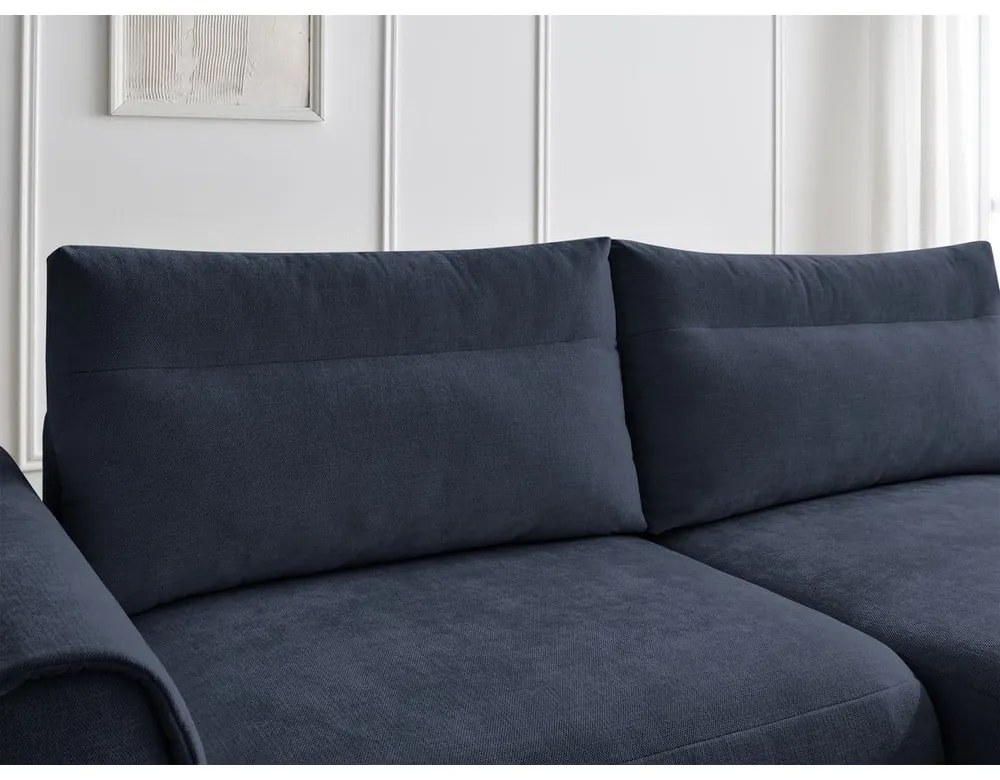 Tmavomodrá rohová pohovka Aden – Bobochic Paris