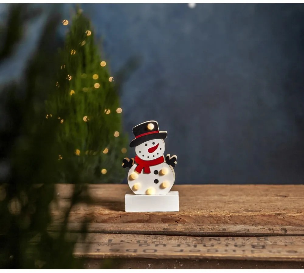 Biela svetelná dekorácia s vianočným motívom Freddy – Star Trading