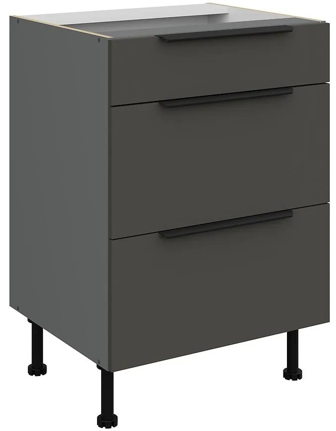 Kuchynská skrinka Aria-Gr/Ant Anti Fingerprint 60d 3s Bb