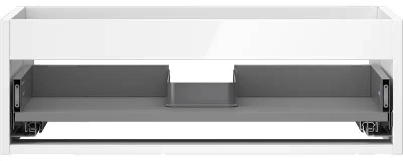 Mexen Box-A, závesná skrinka 70 cm, 1 zásuvka, biela lesklá, 91AX0-0700-235-1-00