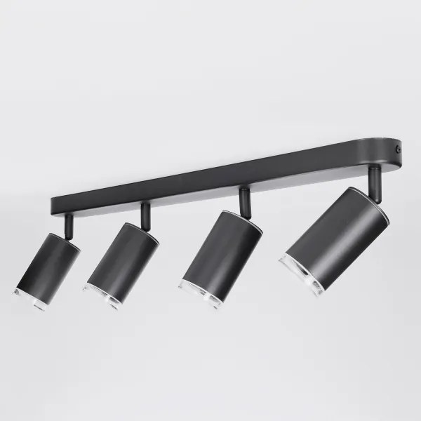 Brilagi - Kúpeľňové bodové svietidlo SELE 4xGU10/30W/230V IP44 čierna