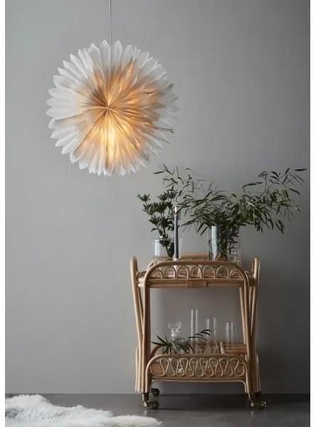 Markslöjd 705841 - Vianočná dekorácia SOLINA 1xE14/25W/230V pr. 60 cm biela