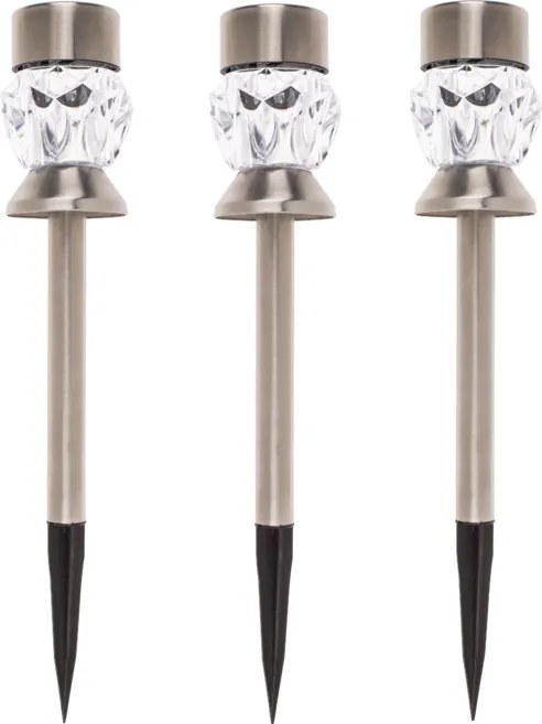 Set LED záhradných lámp Prisma 37 cm 3 ks