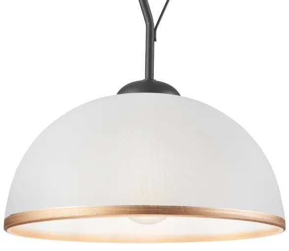 Luster na tyči RETRO 1xE27/60W/230V antracit