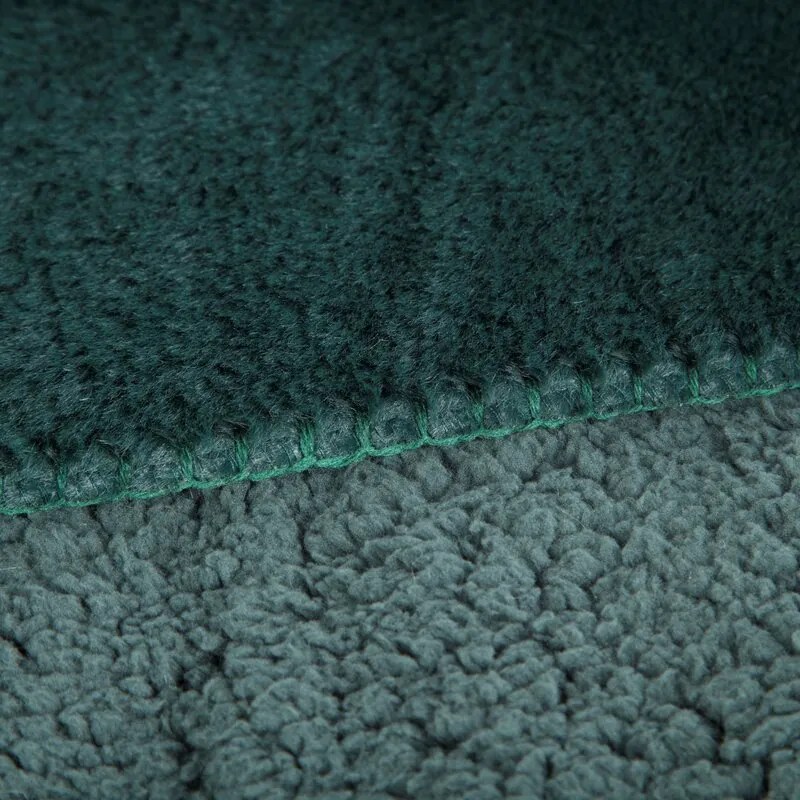 Dekorstudio Kožušinový prehoz na posteľ NINA - tmavozelený Rozmer prehozu (šírka x dĺžka): 170x210cm