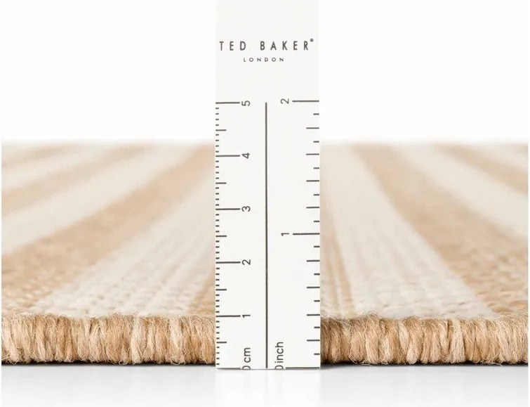 Krémovobiely/v prírodnej farbe vnútorný a vonkajší koberec 160x230 cm Haringey Woodfield – Ted Baker