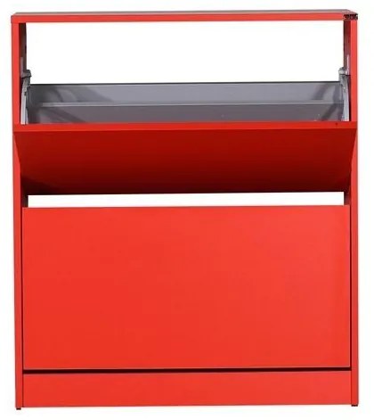 Botník (skrinka na topánky) Tosina 5 (červená). Akcia -22%. Vlastná spoľahlivá doprava až k Vám domov. 1094583