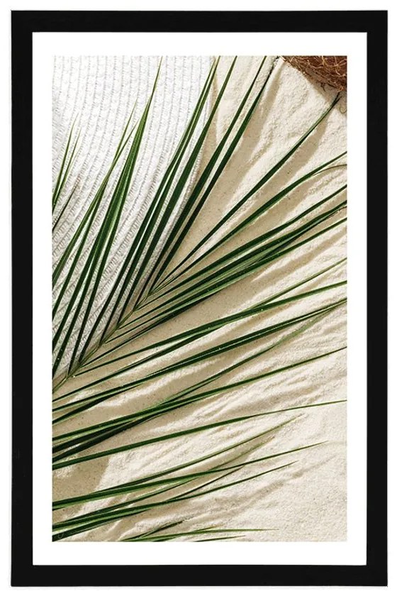 Plagát s paspartou letné zátišie - 40x60 silver